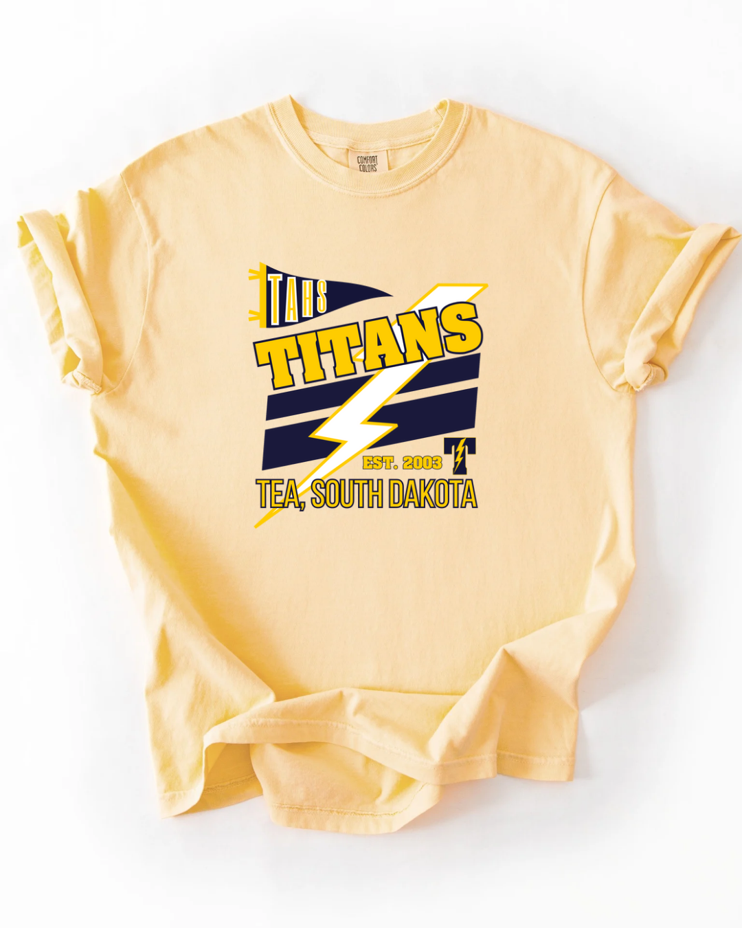 Tea Area Titans Banner Graphic Tee