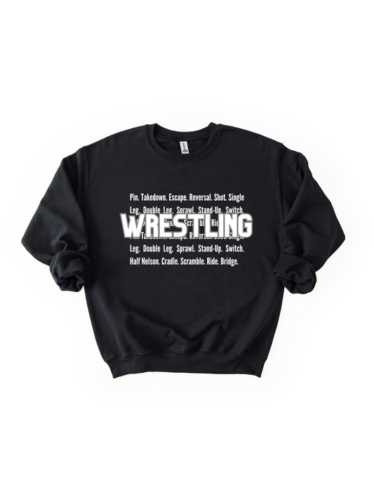 Wrestling Move Crewnecks