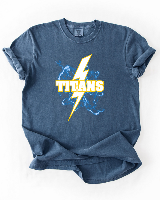 Tea Area Titans Electric Bolt Graphic Tee