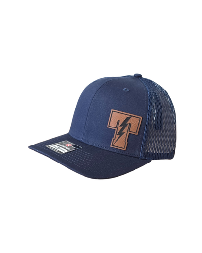 Titans Trucker Hat with Leather Patch