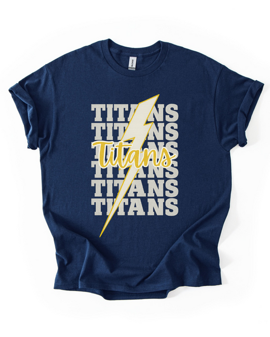 Glitter Tea Area "TITANS *Repeating*" Graphic Tee