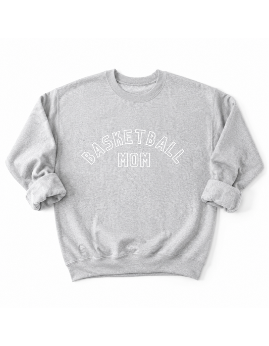Sports Mom Gray Crewneck