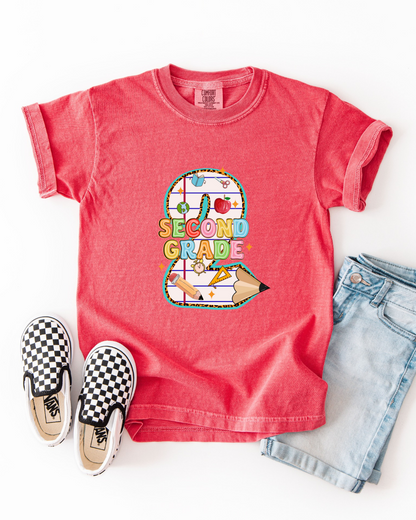 Pencil Pad Grade Graphic Tee - Youth