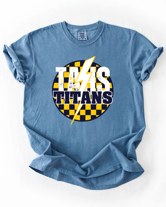 Kids TAHS Checker Titans Graphic Tee