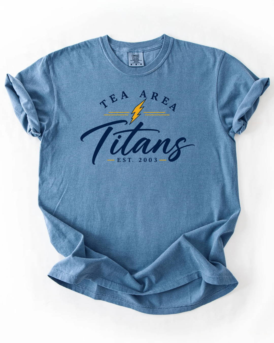 Tea Area Titans Signature Script Tee
