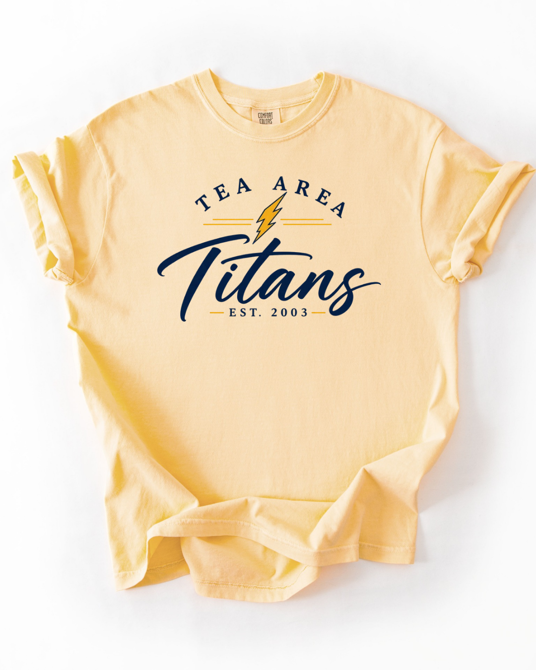Tea Area Titans Signature Script Tee