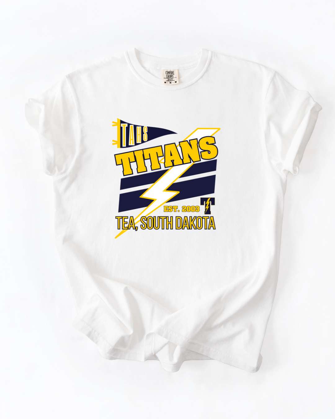 Tea Area Titans Banner Graphic Tee