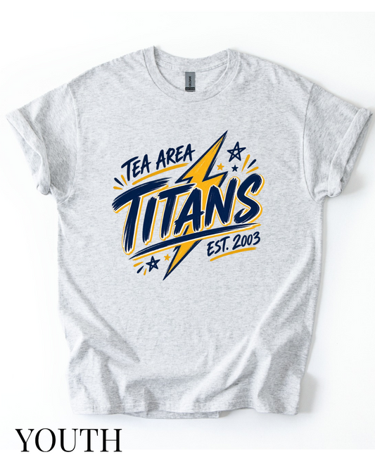 Kids Paint Stroke Titans Tee