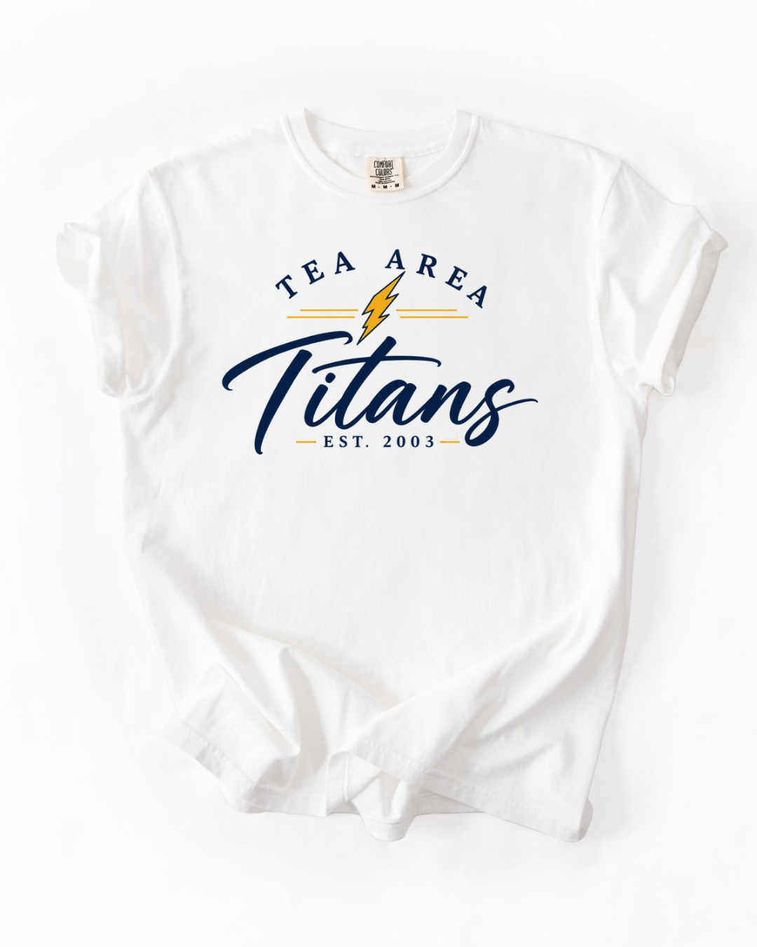 Tea Area Titans Signature Script Tee