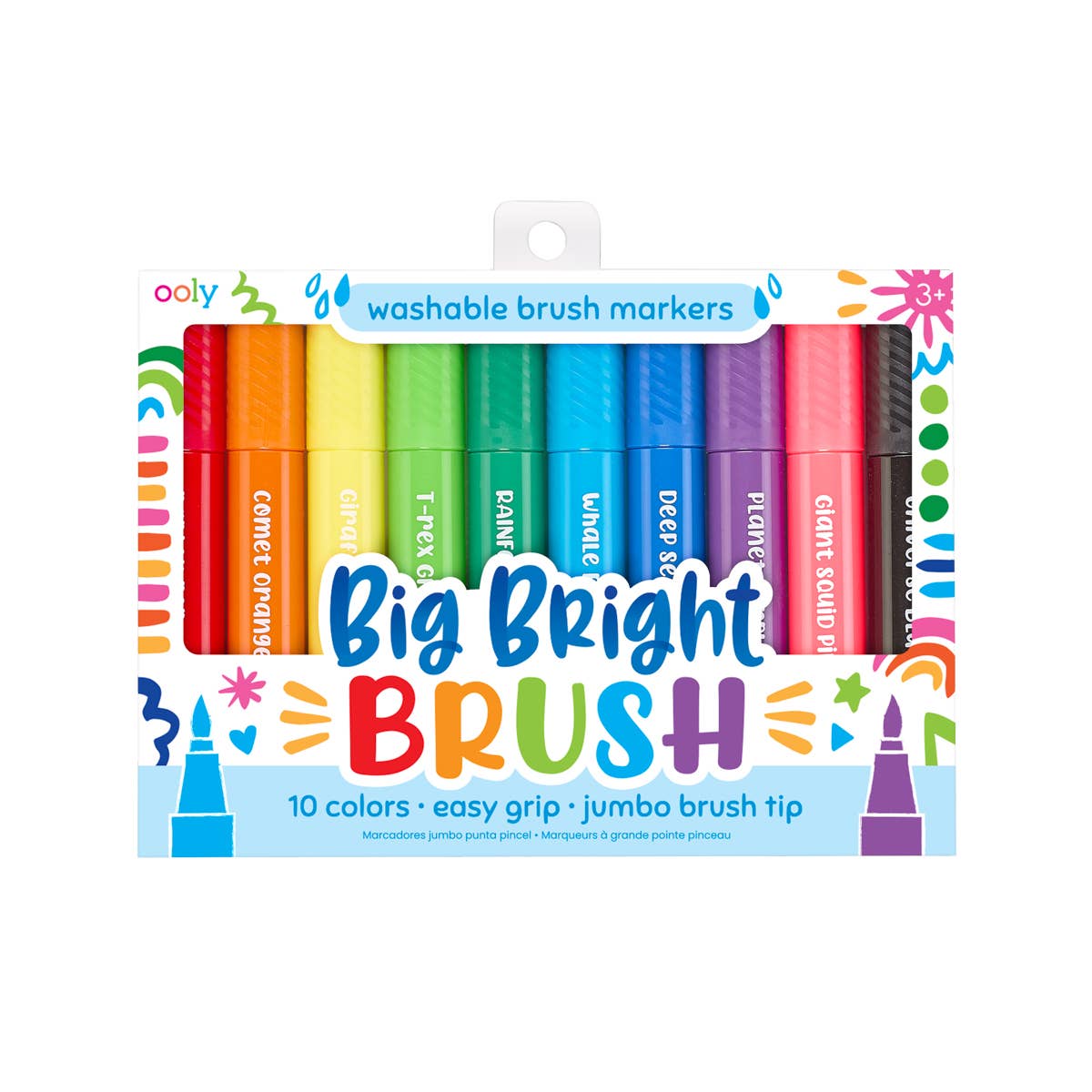 10 Color Blendable & Washable Brush Marker Set by Creatology™