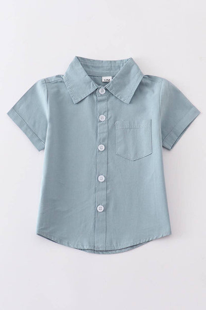 Kids - Ocean Button-Downs Pocket Shirt