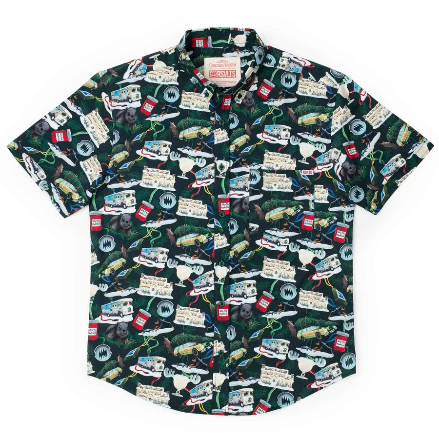 RSVLTS Christmas Vacation “Gris the Season” – KUNUFLEX Short Sleeve Shirt
